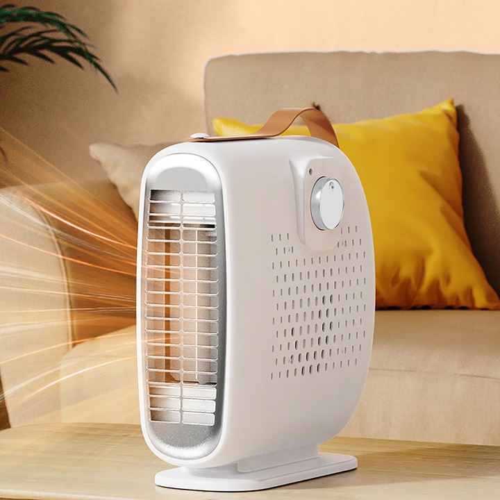 MOCNY GRZEJNIK ELEKTRYCZNY OGRZEWACZ MINI FARELKA HEATER Z DMUCHAWĄ