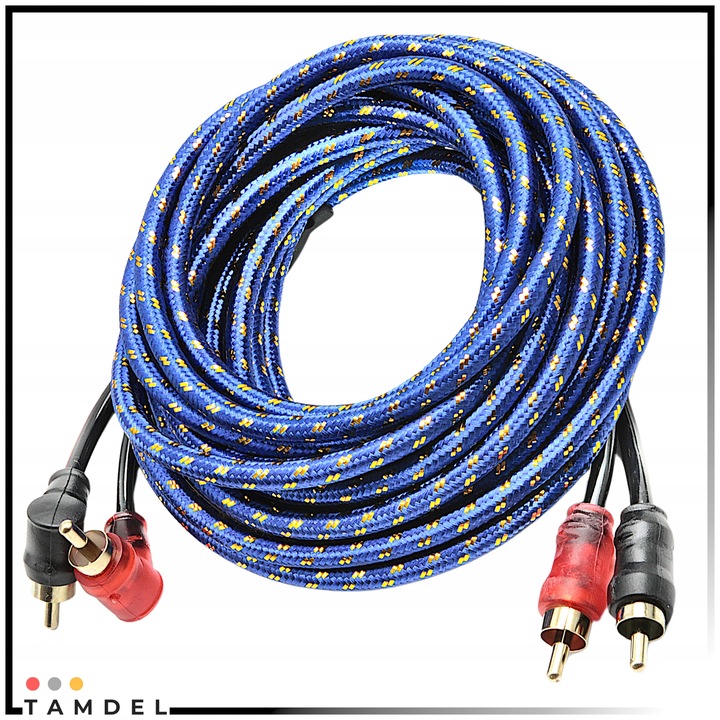 Zestaw kabli do wzmacniacza samochodowego 800W 8GA