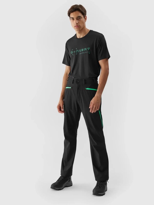 SPODNIE TREKKINGOWE MĘSKIE 4F ROBOCZE Z MEMBRANĄ ELASTYCZNE SPORT AW23M363