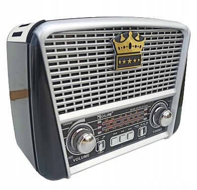 RADIO RETRO PRZAENOŚNE KUCHENNE SOLAR BLUETOOTH AKUMULATOR USB