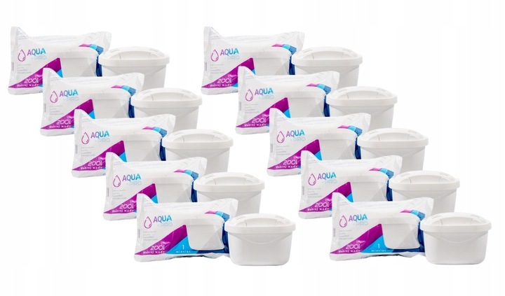 10szt. Wkład filtrujący filtr do dzbanka AQUA+PRO Filtr do wody Dafi