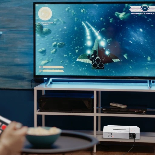 KONSOLA RETRO GRA TELEWIZYJNA 620 GIER TV AV + 2 PADY GIERKA GRY DUŻO