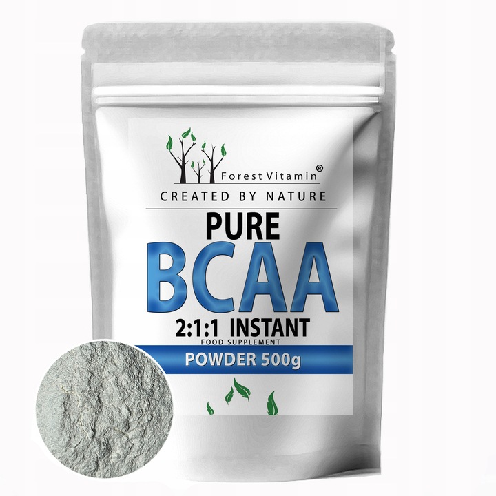 FOREST VITAMIN AMINOKWASY BCAA INSTANT 2:1:1 500g MOCNA REGENERACJA