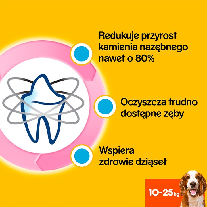 PEDIGREE DentaStix Medium 28szt- 4x180g Średn Rasy