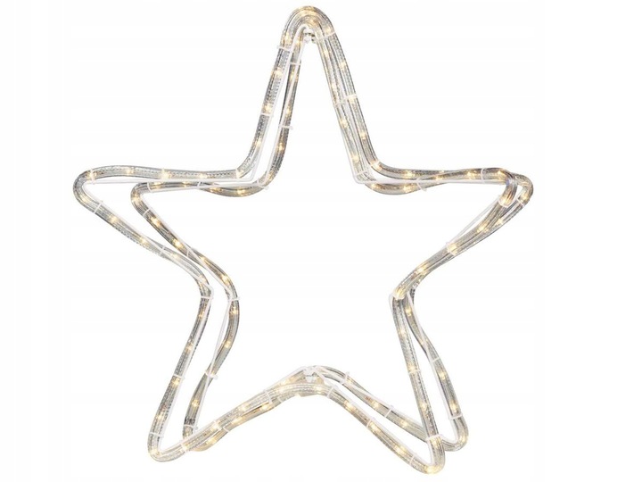 ŚWIĄTECZNA GWIAZDA LED 3D OZDOBA ZEWNĘTRZNA XXL