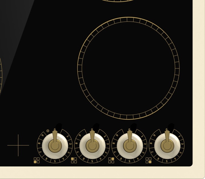 Płyta kuchenna ceramiczna Gorenje EC642CLI 60cm RETRO Kość Słoniowa