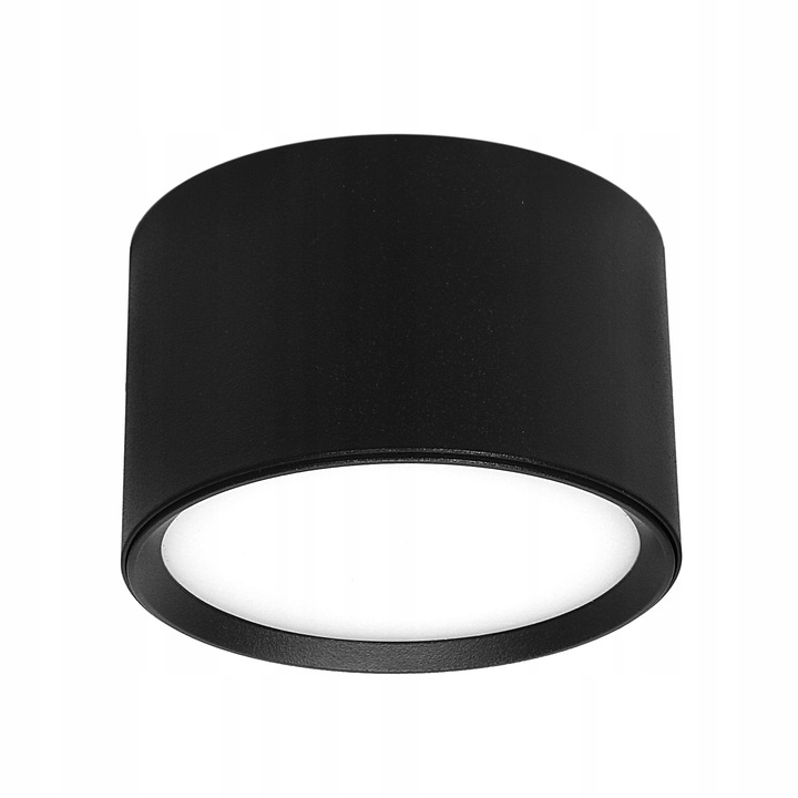 Oprawa Natynkowa Halogenowa Tuba LED Sufitowa Na Żarówkę GX53 Czarna