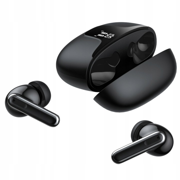 SŁUCHAWKI BEZPRZEWODOWE douszne TWS XY19 WODOODPORNE 2 mikrofony LED EKRAN