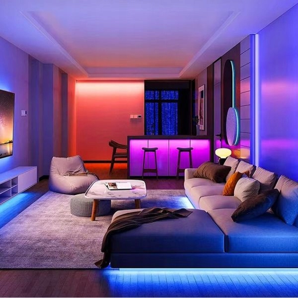 5m Cyfrowa Taśma LED COB RGB Pixel WS2811 Aplikacja Muzyka Pilot