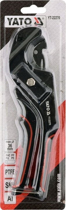 YATO OBCINAK NOŻYCE SZCZYPCE HYDRAULIKA DO CIĘCIA RUR PVC PP 36mm