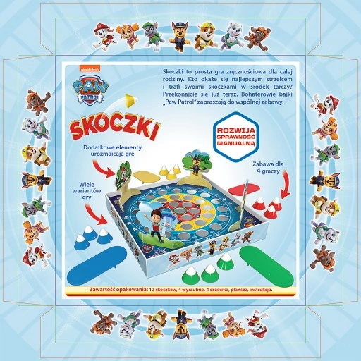SKOCZKI PSI PATROL PLANSZOWA GRA TREFL