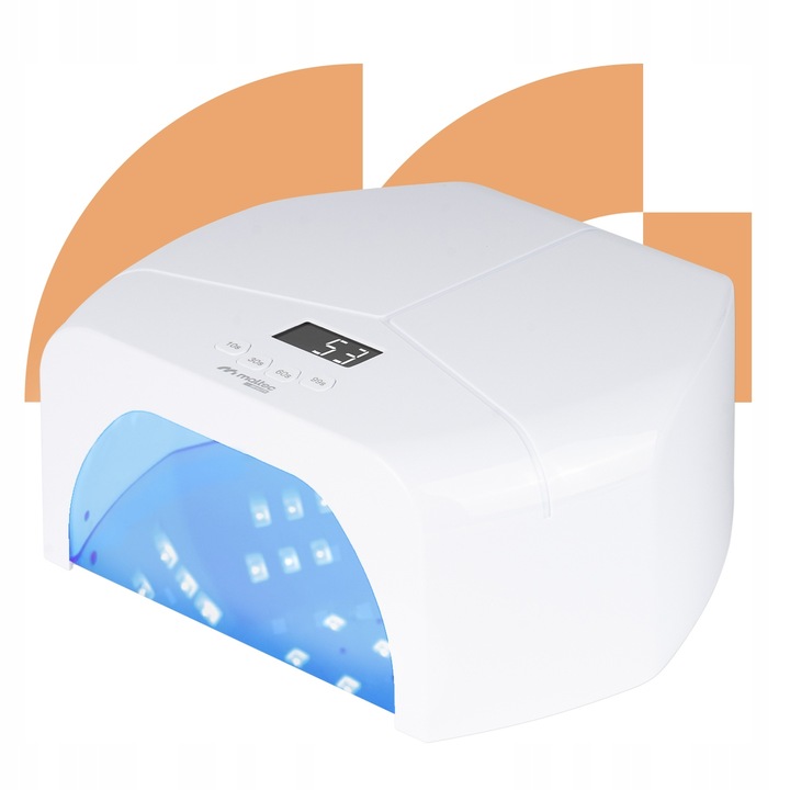 LAMPA DO PAZNOKCI UV DUAL LED DO HYBRYD ŻELI MANICURE PEDICURE 268W LUSTRO