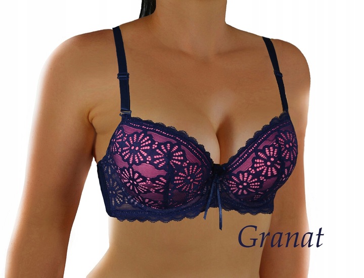 Koronkowy exclusive MAX PUSH UP B 75 Kolory