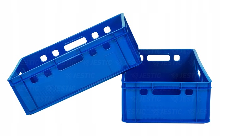 SKRZYNKA POJEMNIK EURO E2 NIEBIESKA NOWA MOCNA
