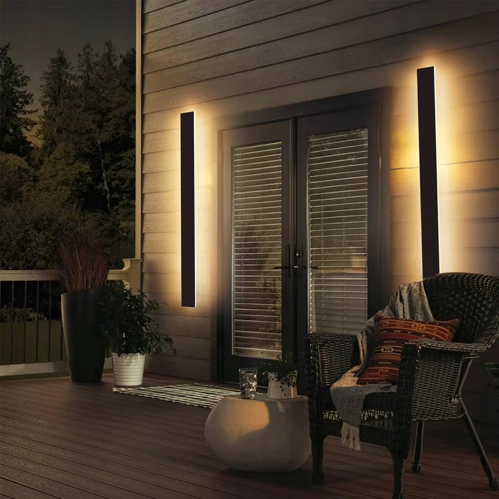 Lampa elewacyjna ogrodowa kinkiet zewnętrzny ścienny 36W LED CCD IP65