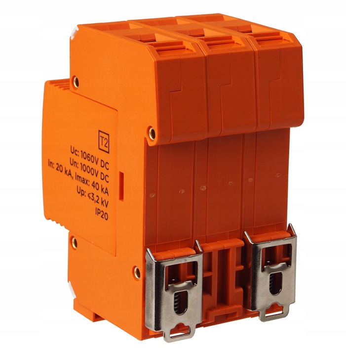 OGRANICZNIK OCHRONNIK PRZEPIĘĆ PRZEPIĘCIOWY FOTOWOLTAIKA 1000V DC 3P