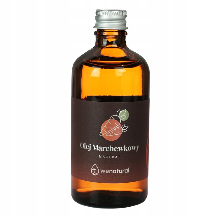 Olej Marchewkowy 100ml Wenatural naturalny samoopalacz, opalanie,