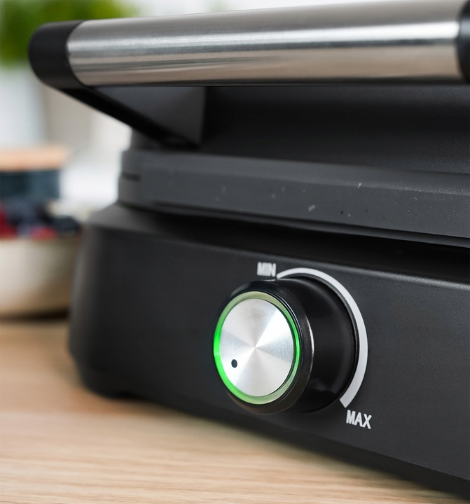 GOFROWNICA 2 DUŻE CHRUPIĄCE GOFRY MOCNA SMART MARMURKOWA POWŁOKA