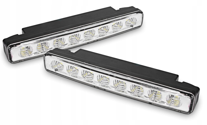 ŚWIATŁA LAMPY DO JAZDY DZIENNEJ LAMPY DO AUTA 8 SMD LED DRL AUTOMAT E4
