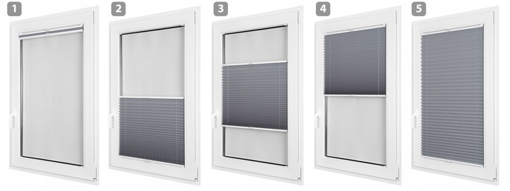 PLISA KLASYCZNA ROLETA PLISOWANA NA WYMIAR 57x150