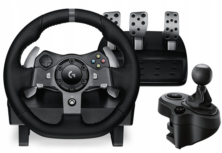 NOWA KIEROWNICA LOGITECH G920 XBOX One Series S X | PC + SHIFTER BIEGI