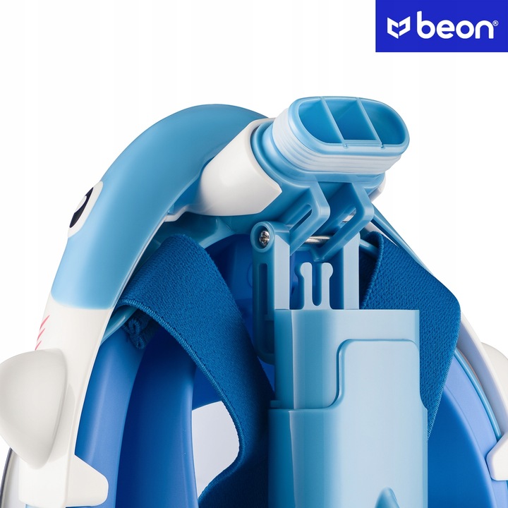 MASKA DO NURKOWANIA DLA DZIECI PEŁNOTWARZOWA DO SKORKELINGU PŁYWANIA REKIN