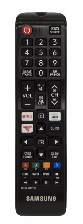 Oryg. pilot do TV Samsung Smart BN59-01315B Netflix, Prime, Rekutern