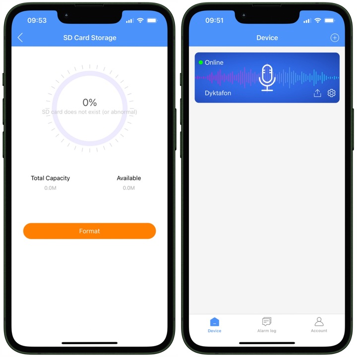 DYKTAFON SZPIEGOWSKI WIFI PODSŁUCH MAŁY MAGNES APLIKACJA ZDALNY