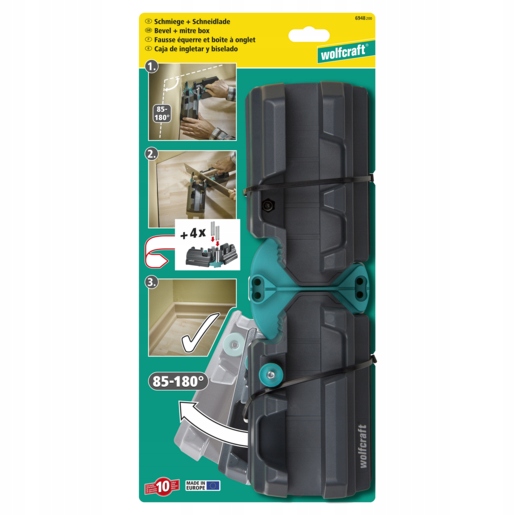 WOLFCRAFT Regulowana skrzynka uciosowa do listew przypodłogowych