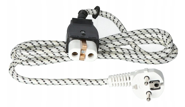 PRZEWÓD KABEL DO PRODIŻA MINI PIEKARNIK ŻELAZKA 1,8m OPLOT