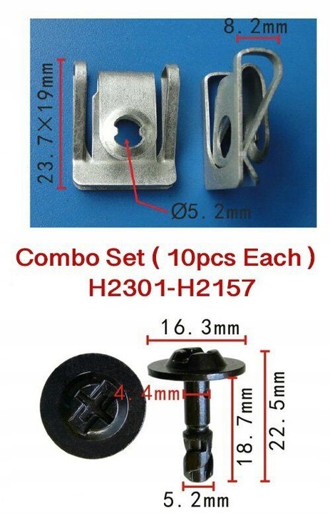 10X WKRĘT ŚRUBA SPINKA OSŁONY SILNIKA AUDI VW B8 A4 A5 A6 A7 A8 Q3 Q5 Q7 S4