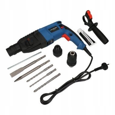 MŁOTOWIERTARKA MŁOT UDAROWY SDS+ 2,8J MOCNA 5300 BPM WALIZKA