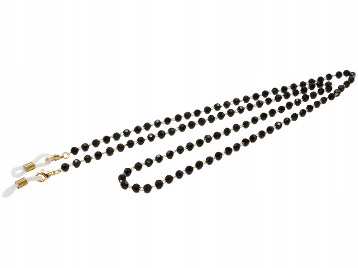 ŁAŃCUSZEK DO OKULARÓW ZAWIESZKA OZDOBA NA OKULARY MODNY Z KAMYKAMI