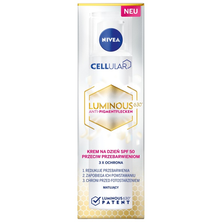 Nivea Cellular Luminous 630 Krem Przeciw Przebarwieniom na Dzień 40ml