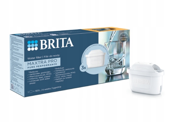3 szt. Wkład filtrujący do dzbanka Brita Maxtra PRO Pure Performance