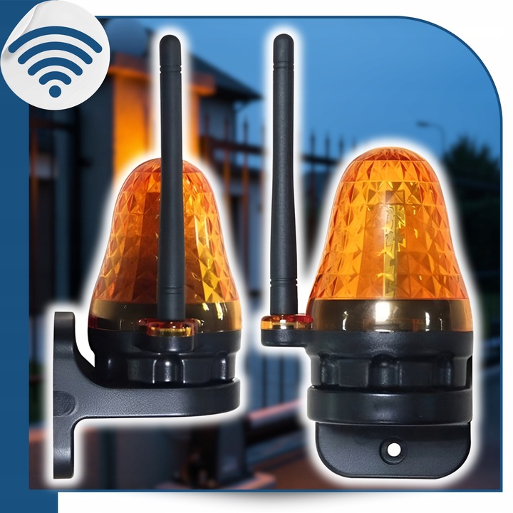 Zestaw do Bramy Dwuskrzydłowej DE200 2x2m 300kg WiFI Fotokomórka 4xPilot