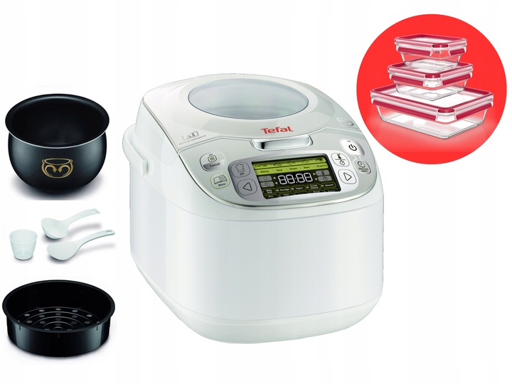 Multicooker Tefal Advanced 5L garnek elektryczny 45w1 biały RK8121