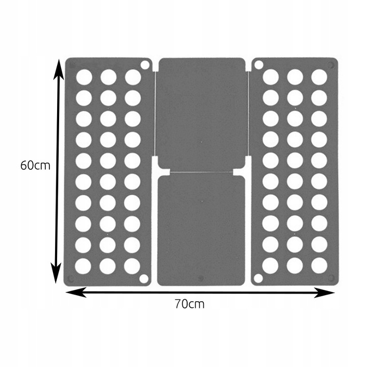 Deska do Składania Ubrań Koszulek Bluz Koszul Składak 60x70 cm Praska