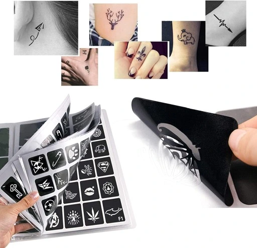 Tatuaże Brokatowe Dla Dzieci DUŻO Szablonów + 6 BROKATÓW Świecących w NOCY