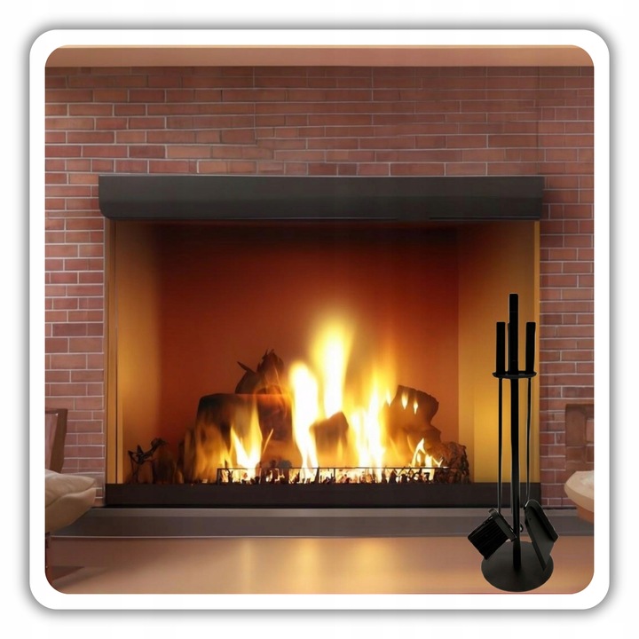 ZESTAW KOMINKOWY HELSINKI 4W1 NARZĘDZIA AKCESORIA DO KOMINKA