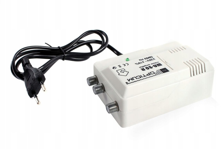 Wzmacniacz Sygnału Telewizyjnego DVB-T UHF VHF do Dekodera Anteny