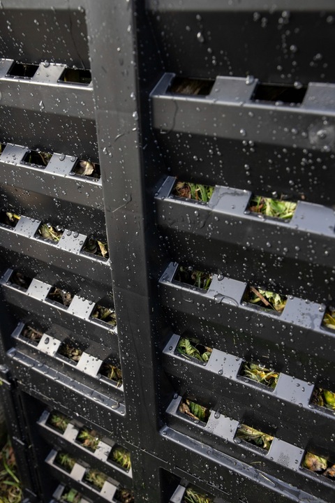 KOMPOSTOWNIK OGRODOWY 1260 L DUŻY CZARNY MODUŁOWY GRATIS AKTYWATOR KOMPOSTU