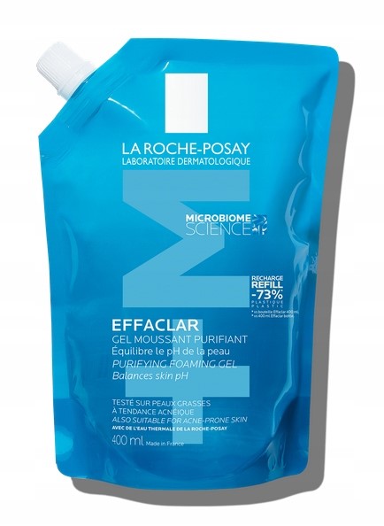 La Roche-Posay Effaclar żel do mycia bez mydła REFILL 400 ml