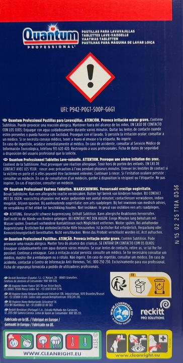 TABLETKI DO ZMYWARKI FINISH QUANTUM PROFESSIONAL 125 SZT