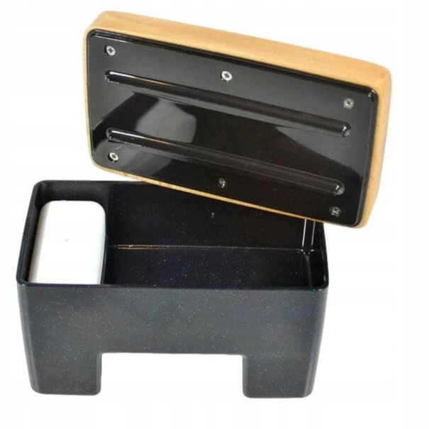 PRACTIC INTELIGENTNA MASELNICZKA WODNA Z POKRYWA POJEMNIK NA MASŁO CZARNA