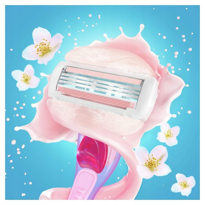 GILLETTE VENUS COMFORT GLIDE SPA BREEZE 4 SZTUKI+RĄCZKA DO NOŻYKÓW