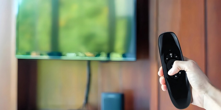 KLAWIATURA BEZPRZEWODOWA PILOT 3W1 SMART TV PC AIR MOUSE MYSZKA NA