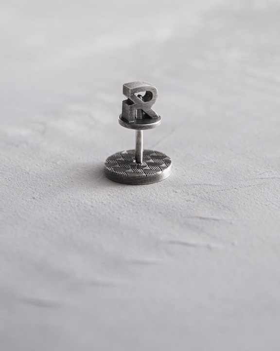 Srebrny mono - kolczyk TREE OF LIFE