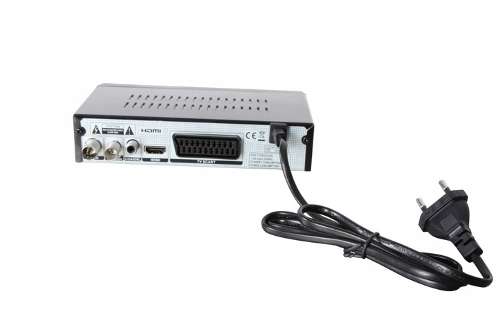 Dekoder DVB-T2 HEVC H.265 Riwall TVCONTROL Tuner TV Full HD HDMI USB