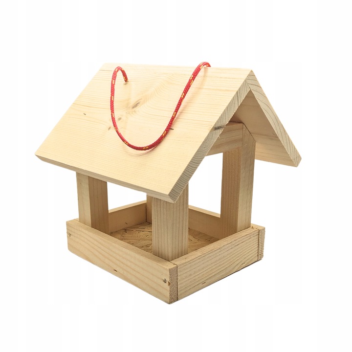 Karmnik dla ptaków + ziarno pokarm do samodzielnego malowania